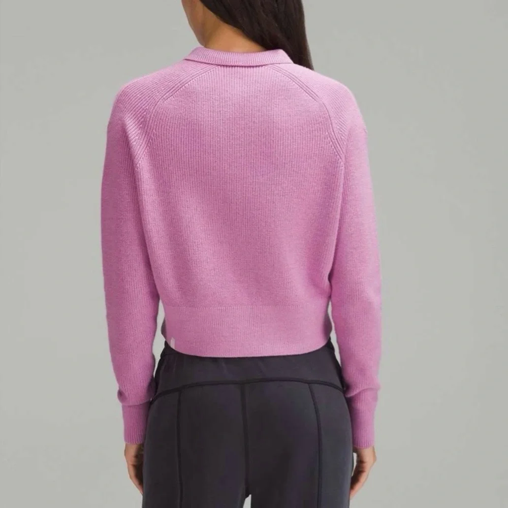 Lululemon Collared Merino Wool-Blend Sweater